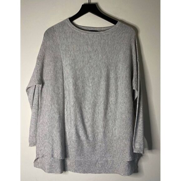 Topshop Gray Long Sleeve Wool Blend Sweater - Picture 1 of 9